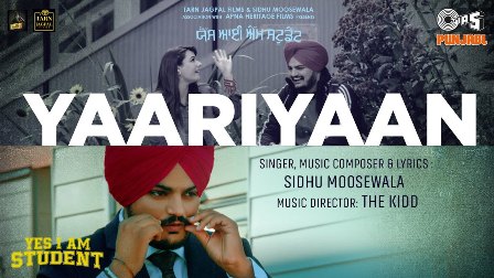 Yaariyaan Lyrics - Sidhu Moose Wala