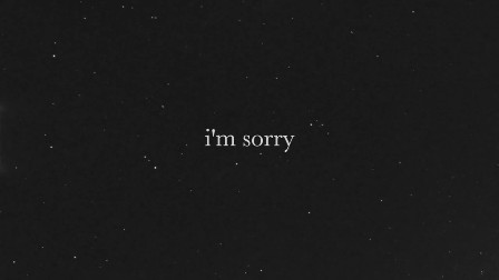 i'm sorry Lyrics - Joshua Bassett