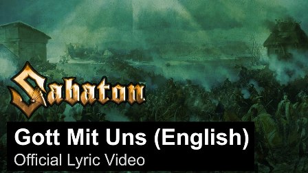 Gott Mit Uns (English Version) Lyrics - Sabaton